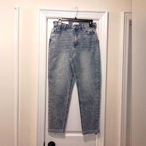 Vanilla Star Cinched Waist Mom Jeans Size 7 New with Tags